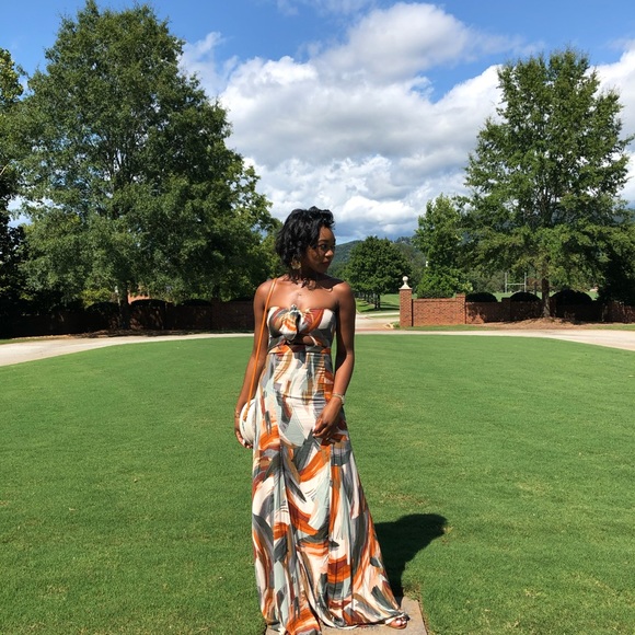 Multicolored Maxi Dress - Picture 4 of 6